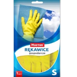 Rękawice MASTER gospodarcze żółte S