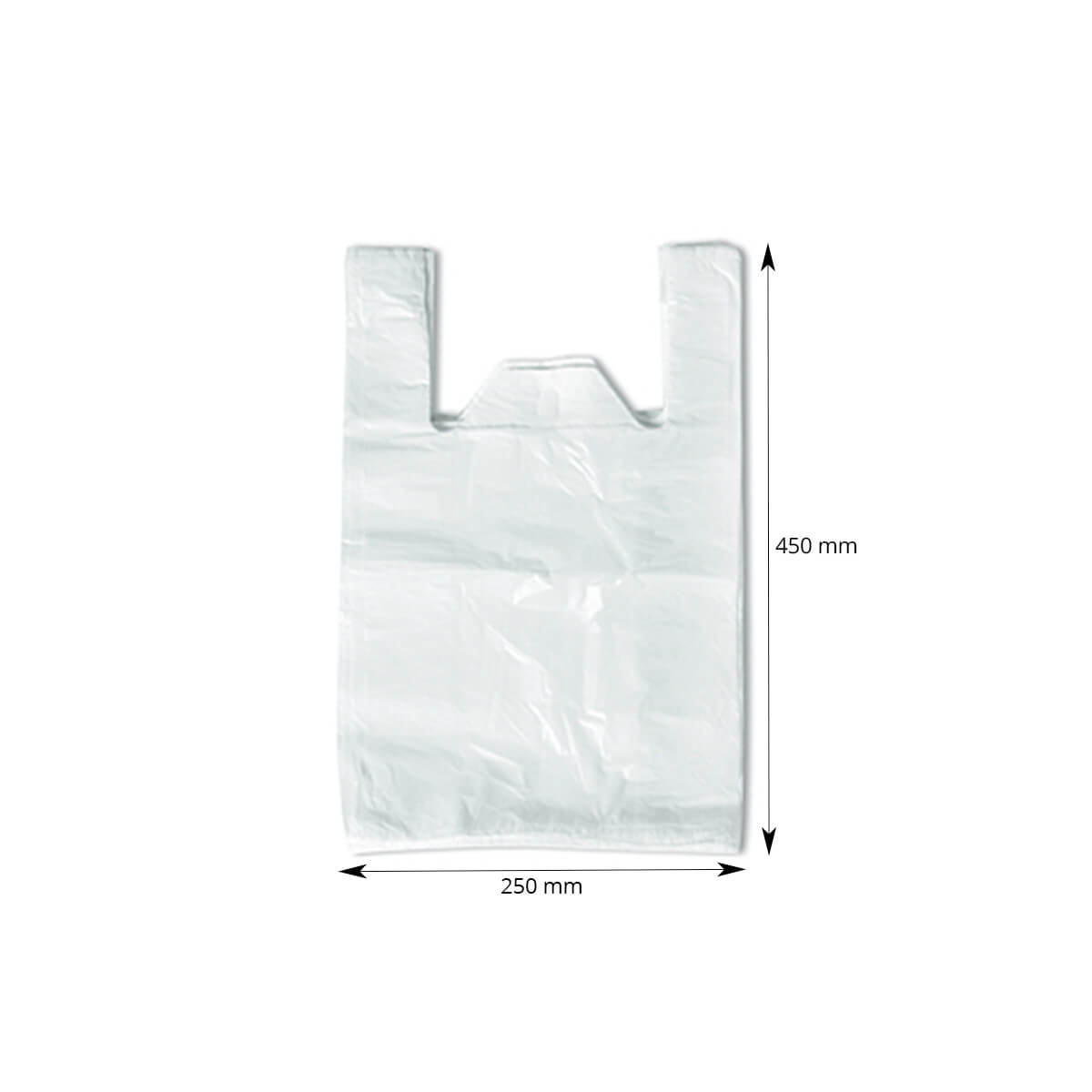 Reklamówka HDPE 25X6X45