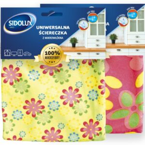 Sidolux ścierka w kwiatki 40*40