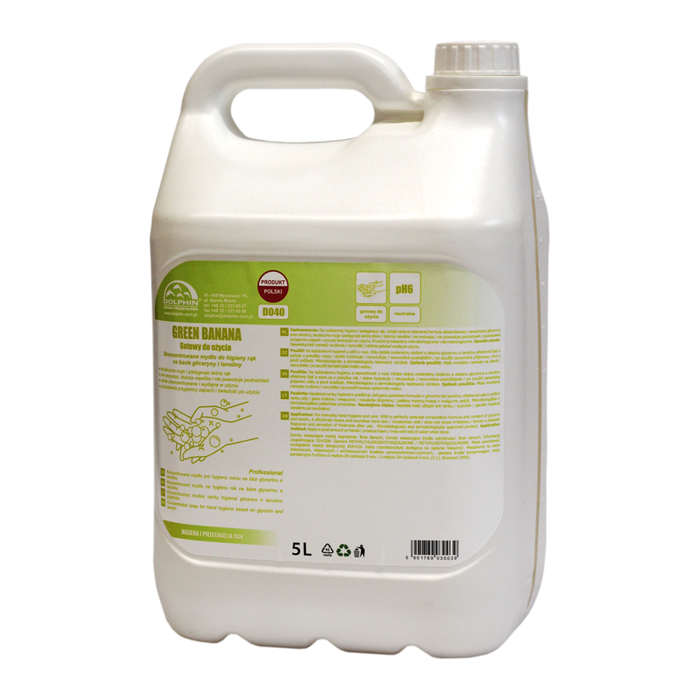 Dolphin mydło w płynie GREEN BANANA 5L