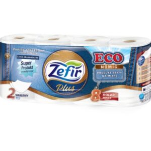 Papier toaletowy ZEFIR PLUS 2w. cel. 8x8